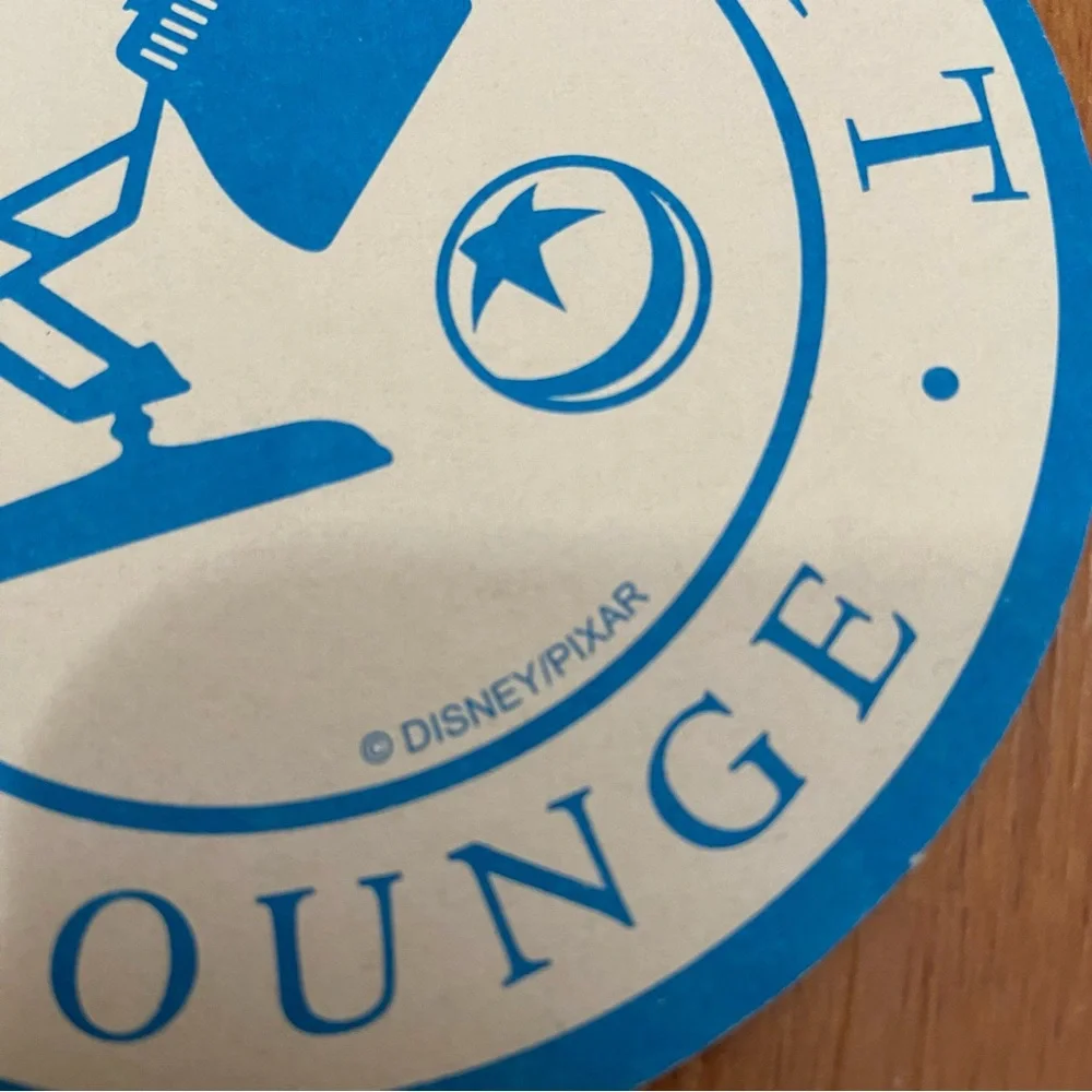 NWOT Disney Pixar Lamplight Lounge at California Adventure Drink Coaster Bundle